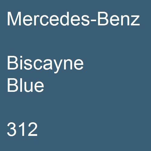 Mercedes-Benz, Biscayne Blue, 312.